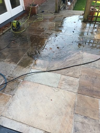 Patio jet wash